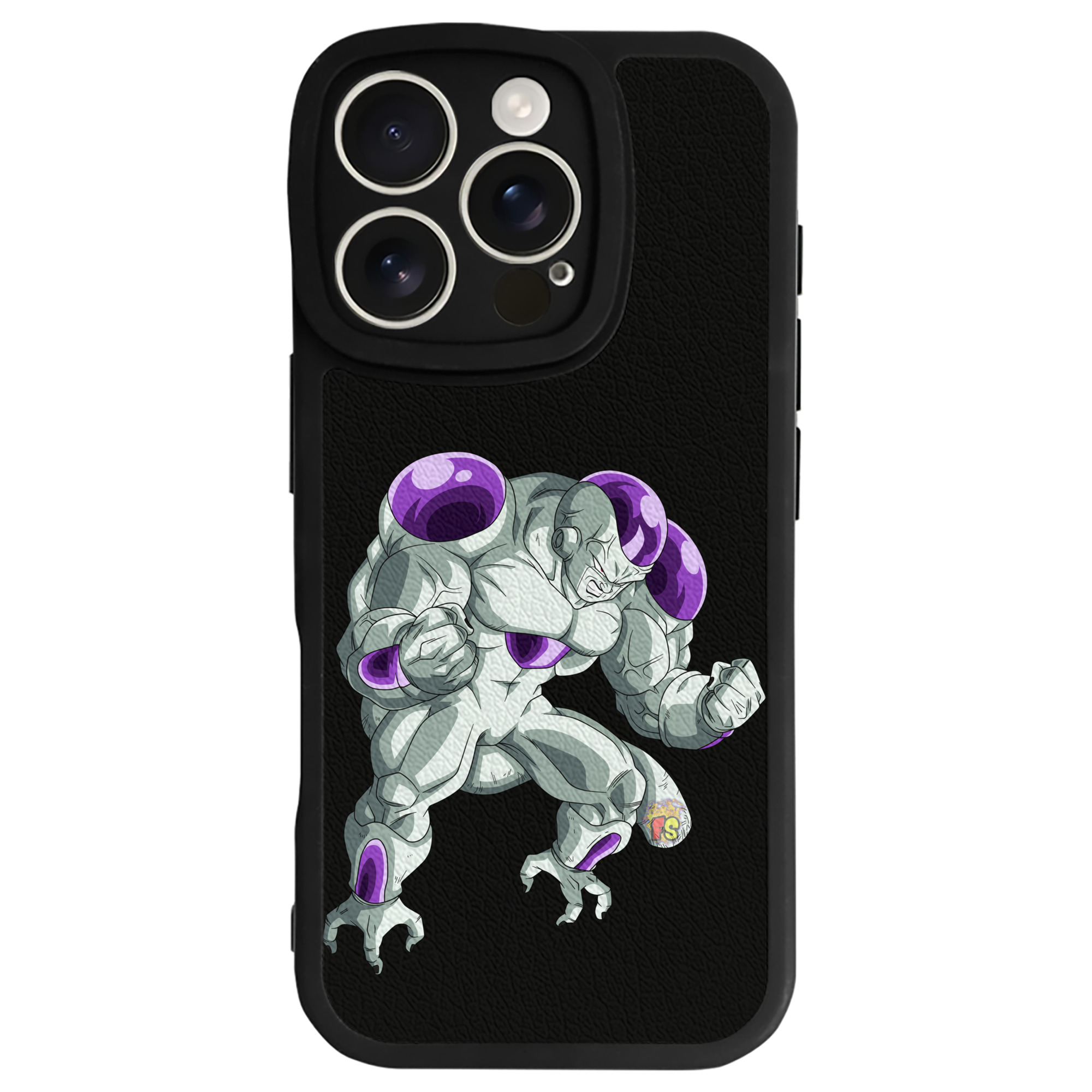 （画像用） ドラゴンボール フリーザ DRAGON BALL Frieza 【iPhone 16シリーズ対応】シリコンスマホケース（レザー調） 材質：シリコン
